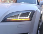 Preview: LED Tagfahrlicht Design Scheinwerfer für Audi TT 8J 06-10 schwarz