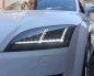 Preview: LED Tagfahrlicht Design Scheinwerfer für Audi TT 8J 06-10 schwarz