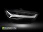 Preview: Voll LED Tagfahrlicht Scheinwerfer Set passend für Audi A6 4G (C7) Facelift 15-18 schwarz mit LED Blinker