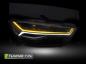 Preview: Voll LED Tagfahrlicht Scheinwerfer Set passend für Audi A6 4G (C7) Facelift 15-18 schwarz mit LED Blinker