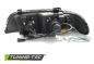 Preview: LED 3D Angel Eyes Scheinwerfer für BMW 5er E39 95-03 schwarz