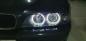 Preview: LED Angel Eyes Scheinwerfer für BMW 5er E39 95-03 Lim./Touring Schwarz