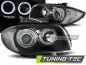 Preview: LED Angel Eyes Scheinwerfer für BMW 1er E81, E82, E87, E88 04-11 schwarz