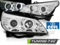 Preview: CCFL Angel Eyes Scheinwerfer für BMW 5er E60/E61 03-07 chrom mit LED Blinker
