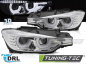 Preview: LED Upgrade Design Tagfahrlicht Angel Eyes Scheinwerfer Set für BMW 3er F30/F31 11-15 chrom