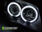 Preview: CCFL Angel Eyes Scheinwerfer für BMW 1er E81, E82, E87, E88 04-11 schwarz