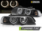 Preview: Xenon Angel Eyes Scheinwerfer für BMW 5er E39 Facelift (LCI) 00-03 schwarz (DEPO)