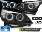 Preview: XENON D2S CCFL Angel Eyes Scheinwerfer für BMW 5er E60/E61 03-05 schwarz