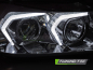 Preview: UPGRADE Design LED Angel Eyes Scheinwerfer Set für BMW 3er E90/E91 05-08 chrom mit LED Blinker