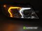Preview: Xenon LED Angel Eyes Scheinwerfer für BMW 3er E90/E91 LCI 09-11 chrom mit LED Blinker
