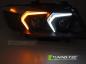 Preview: Xenon LED Angel Eyes Scheinwerfer für BMW 3er E90/E91 LCI 09-11 schwarz mit LED Blinker