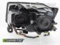 Preview: Xenon-LED Tagfahrlicht Design Scheinwerfer Set für Jeep Grand Cherokee WK2 16-21 chrom mit Willkommensfunktion