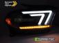 Preview: LED Tagfahrlicht Design Scheinwerfer Set für Dodge Durango 10-13 schwarz mit dyn. Blinker