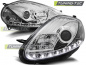 Preview: LED Tagfahrlicht Design Scheinwerfer für Fiat Grande Punto 05-08 chrom