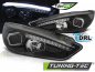 Preview: LED Tagfahrlicht Scheinwerfer für Ford Focus MK3 Facelift 14-18 schwarz mit LED Blinker