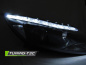Mobile Preview: LED Tagfahrlicht Design Scheinwerfer für Ford Focus MK3 3/5 Türer 11-14 schwarz