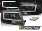 Preview: LED Tagfahrlicht Design Scheinwerfer Set für Ford F150 MK11 04-08 schwarz