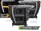 Preview: VOLL LED Tagfahrlicht Design Scheinwerfer Set für Ford F150 MK14 20-23 schwarz mit dyn. Blinker
