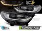 Preview: LED Upgrade Design Tagfahrlicht Scheinwerfer Set für Ford Mondeo MK5 14-18 schwarz mit dyn. Blinker