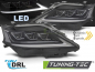 Preview: VOLL LED Tagfahrlicht Scheinwerfer Set für Lexus RX III 12-15 schwarz mit dyn. Blinker