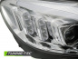 Preview: Upgrade LED Tagfahrlicht Scheinwerfer für Mercedes Benz C-Klasse W205 14-18 chrom mit dyn. Blinker