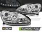 Preview: LED Tagfahrlicht Design Scheinwerfer passend für Mercedes Benz S-Klasse W220 98-05 chrom