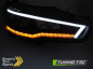 Mobile Preview: LED Tagfahrlicht Design Scheinwerfer für Mitsubishi Lancer VIII 08-16 schwarz mit dynamischem LED Blinker