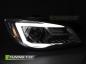 Preview: LED Tagfahrlicht Design Scheinwerfer Set passend für Subaru Impreza 2 Facelift (GD/GG) 05-07 chrom mit dyn. Blinker