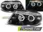 Preview: LED Angel Eyes Scheinwerfer für VW Passat 3BG 00-05 schwarz
