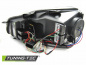 Preview: LED Tagfahrlicht Scheinwerfer für VW Golf 6 08-12 schwarz / rot im Golf 7 "GTI" Design