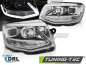 Preview: LED Tagfahrlicht Scheinwerfer für VW T6 15-19 chrom