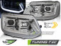 Preview: LED Tagfahrlicht Scheinwerfer für VW T5 GP (Facelift) 10-15 chrom mit dynamischem LED Blinker