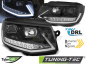 Preview: LED Tagfahrlicht Scheinwerfer für VW T6 15-19 schwarz mit dynamischem LED Blinker