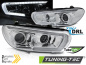 Preview: LED Tagfahrlicht Scheinwerfer VW Scirocco III 14-17 Chrom dynamisch