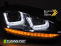Preview: Upgrade Design Tagfahrlicht Scheinwerfer Set für VW Golf 7 (VII) 12-17 schwarz mit dynamischem LED Blinker