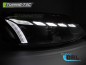 Preview: VOLL LED Tagfahrlicht Scheinwerfer Set für VW Golf 7.5 (Facelift) 17-19 schwarz mit LED Blinker