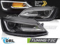 Preview: Upgrade LED Tagfahrlicht Scheinwerfer Set für VW Jetta 6 11-18 schwarz mit dyn. Blinker