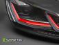 Preview: Voll-LED Tagfahrlicht Scheinwerfer für VW Golf 7 12-17 schwarz / rot mit dynamischem LED Blinker