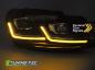 Preview: VOLL LED Upgrade Design Scheinwerfer Set passend für VW Golf 6 08-12 schwarz/chrom