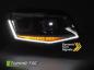 Preview: VOLL LED Upgrade Design Scheinwerfer Set passend für VW Caddy 15-20 schwarz mit dyn. Blinker