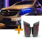 Preview: Sparpaket-Upgrade Design VOLL LED Tagfahrlicht Scheinwerfer für Mercedes Benz V-Klasse / Vito W447 14-23 schwarz mit LED Blinker + LED Upgrade Design Rückleuchten für Mercedes Benz Vito W447 14-23 schwarz/klar dynamisch