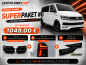 Preview: Voll-LED-Tagfahrlicht-Scheinwerfer-Set ohne Welcome Funktion + Voll-LED-Lightbar-Design-Rückleuchten-Set + dynamischem LED-Blinker passend für VW T6 15-19 (Heckklappe/Halogen)