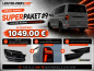Preview: Voll-LED-"Specialized"-Black-Edition-Tagfahrlicht-Scheinwerfer-Set ohne Welcome Funktion + Voll-LED-Lightbar-Design-Rückleuchten-Set + dynamischem LED-Blinker passend für VW T6 15-19 (Heckklappe/Halogen)