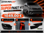 Preview: Voll-LED-"Specialized"-Black-Edition-Tagfahrlicht-Scheinwerfer-Set ohne Welcome Funktion + Voll-LED-Lightbar-Design-Rückleuchten-Set + dynamischem LED-Blinker passend für VW T6 15-19 (Heckklappe/LED)