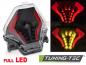Preview: Voll LED Upgrade Design Rückleuchte passend für YAMAHA YZF-R25 / R3 / MT-07 14-19 Klarglas schwarz