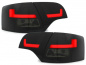 Preview: LED Upgrade Design Rückleuchten für Audi A4 B7 (8E) Avant 04-08 schwarz/rauch mit dynamischem Blinker