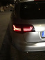 Preview: VOLL-LED Lightbar Design Rückleuchten für Audi A6 4F Avant (C6) 04-11 schwarz/rauch dynamischer Blinker