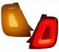 Preview: VOLL LED Upgrade Design Rückleuchten Set für Fiat 500 15-24 schwarz/rauch