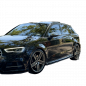Preview: Upgrade Design Seitenschweller Set passend für Audi A3 / S3 8V Facelift 13-19 Hochglanz schwarz