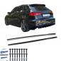 Preview: Upgrade Design Seitenschweller Set passend für Audi A3 / S3 8V Facelift 13-19 Hochglanz schwarz